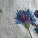 Комплект постільної білизни полуторний білий Волошки Жатка Ananasko 673754 673754(1,5) фото 3