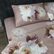 Постільна білизна євро бежева Квіти Полікотон Ananasko 2617 2617(e) фото 3
